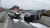 Dopravná nehoda na vjazde do Bratislavy od Ivanky pri Dunaji 