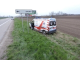 Dopravná nehoda sanitky