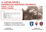 Súťaž s historickou hasičskou technikou v Pobedime