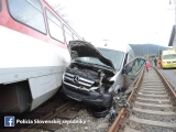Zrážka vozidla s vlakom v okrese Čadca