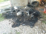 V Šoporni zhorel motocykel
