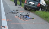 Cyklista nemal šancu prežiť