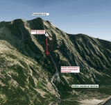 Záchranná akcia v západnej stene Prostredného hrotu