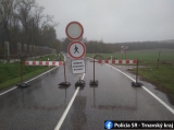 Úplná uzávierka cesty v obci Dolné Trhovište