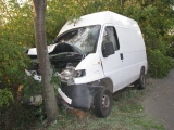 Vodič pod vplyvom alkoholu narazil do stromu 