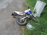Pri nehode sa ťažko zranil motocyklista 